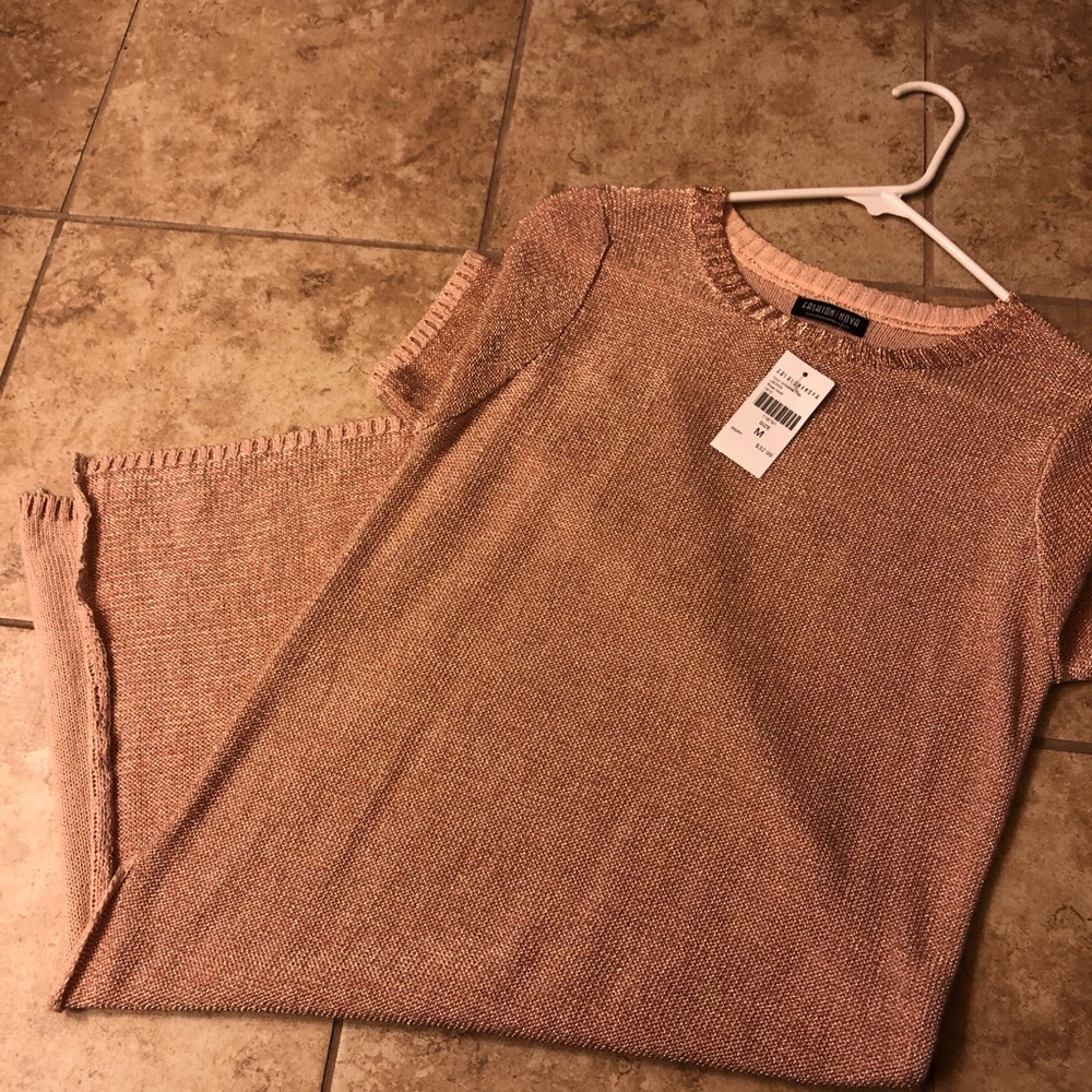 Fashion Nova Knitted Long Shirt